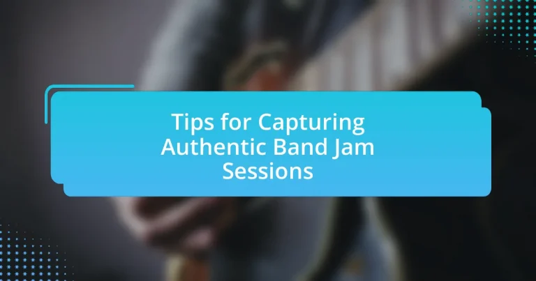 Tips for Capturing Authentic Band Jam Sessions