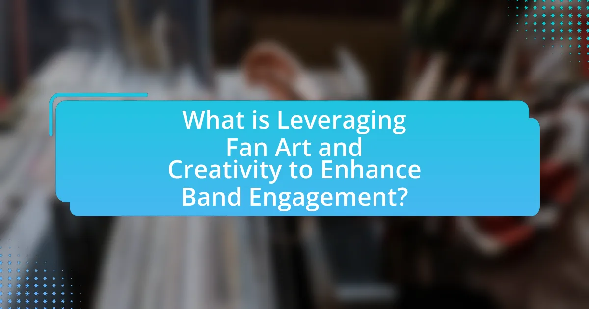 What is Leveraging Fan Art and Creativity to Enhance Band Engagement?